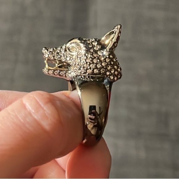 Alexis Bittar Woodland Fantasy Pavé Fox Ring - Picture 12 of 17